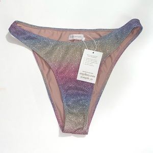 Angelis New York Shimmer Multi Colored Bikini Bottoms